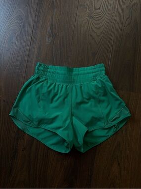lululemon athletica Emerald Green Athletic Shorts